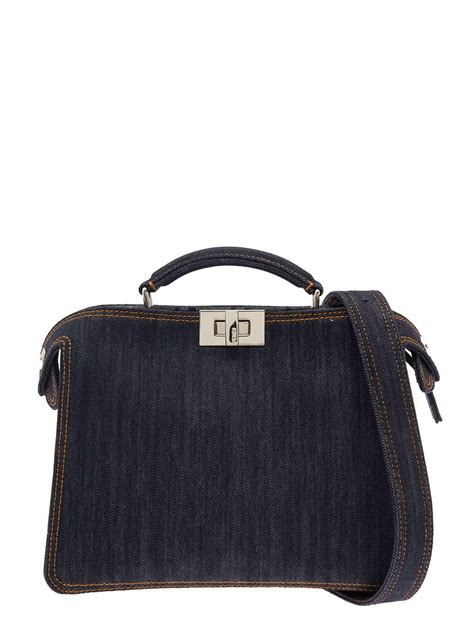 fendi peekaboo essential review|Fendi denim peekaboo.